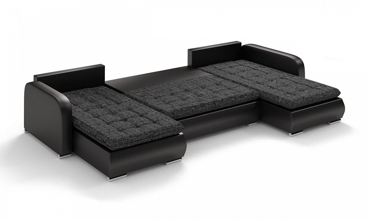 Elena U-shape Modern Corner Sofa Bed